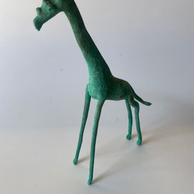 Tuareg Animali in ottone - Giraffa