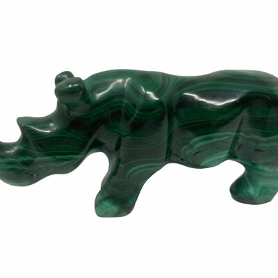 Sculpture sur pierre précieuse malachite (06)