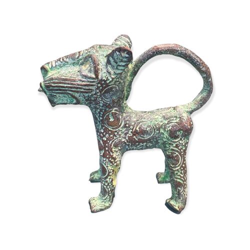 Benin Leopard sculpture - Bronze (56.03)