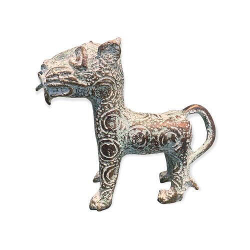 Benin Leopard sculpture - Bronze (56.02)