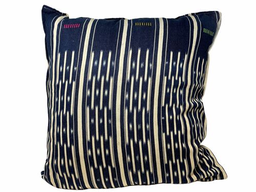 Indigo/Baule Cloth Cushions 60x60cm