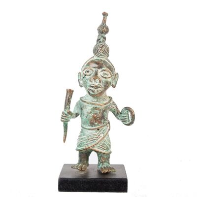 Guerriero di bronzo del Benin TR101.3