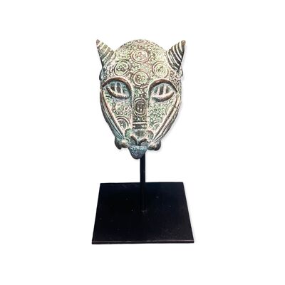 Leopardo de Benín Bronce - Escultura (7.05)