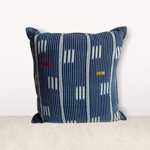 Indigo/Baule Cloth Cushions 50x50cm