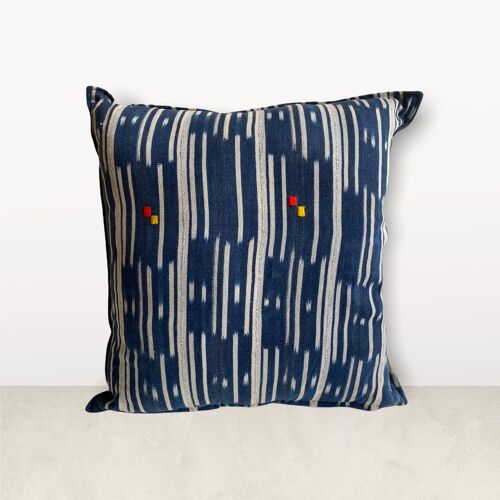 Indigo/Baule Cloth Cushions 50x50cm