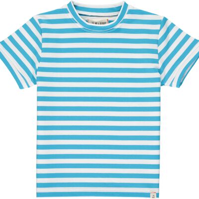 Camiseta CAMBER Rayas azules / blancas niños