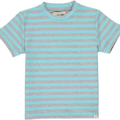 Camiseta CAMBER Rayas azules / grises niños