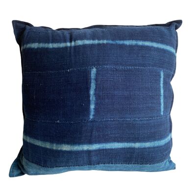 Indigo/Baule Cloth Cushions 50x50cm