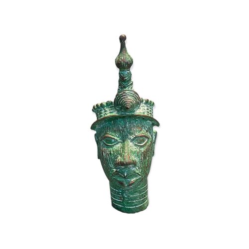 Benin Bronze Head - (55.05)