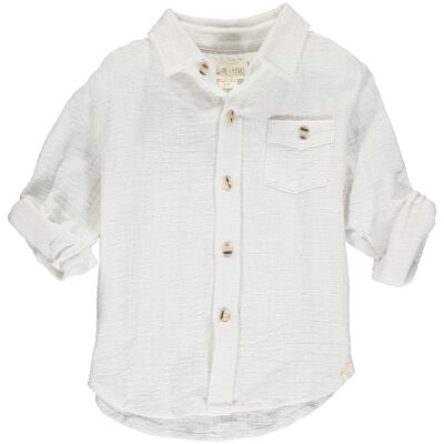 Camisa manga larga MERCHANT Niños blanca