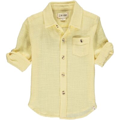 MERCHANT camicia a maniche lunghe Giallo ragazzi