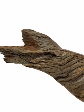 Poisson sculpté à la main en bois flotté - Grand 4