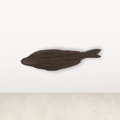 Driftwood Hand Carved Fish - (S01.1)