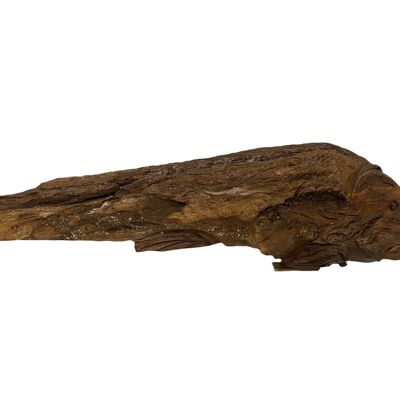 Pesce intagliato a mano in legno galleggiante - M (1206)
