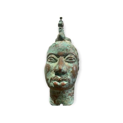 Testa di bronzo del Benin