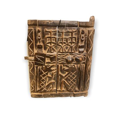 Porte de grenier Dogon - sculpture ancienne (01)