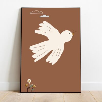 Bird in spring - Poster