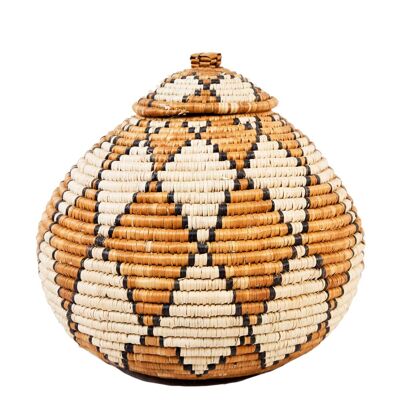 Zulu Ukhamba - traditional basket TR90.2