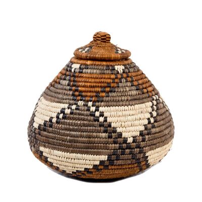 Zulu Ukhamba - traditional basket TR91