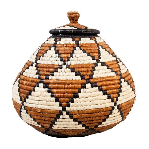 Zulu Ukhamba - traditional basket TR91.2
