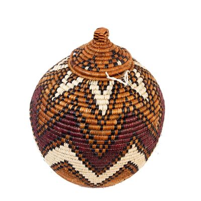 Zulu Ukhamba - traditional basket TR92