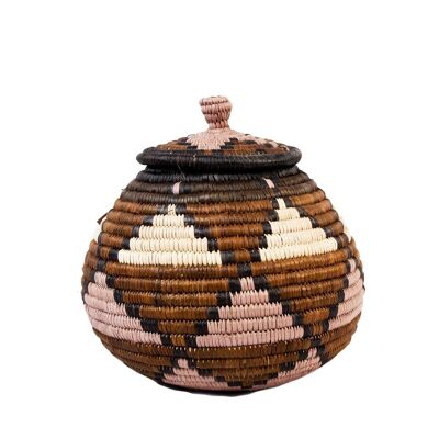 Zulu Ukhamba - traditional basket TR88.3