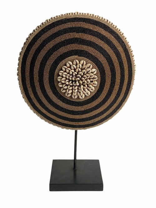 Cameroon Shield - 32cm black & gold