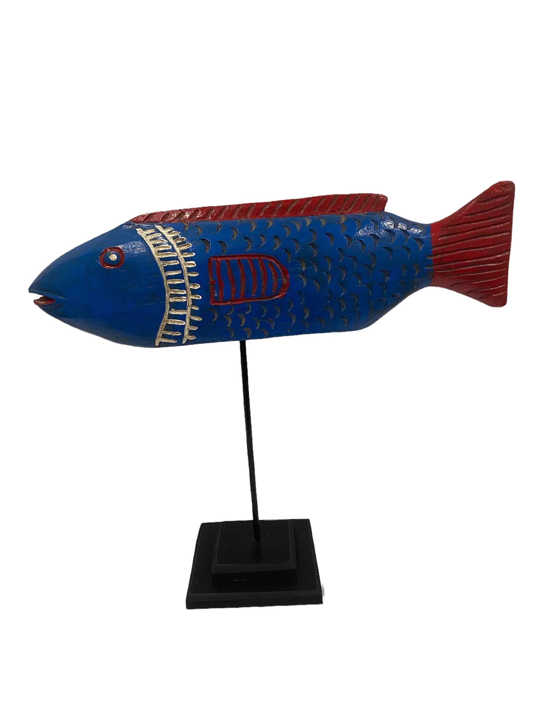 Mail Puppet Poisson Bleu - (42.3)