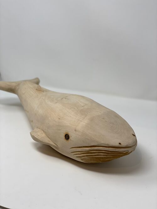 Whale - Hand Carved - S