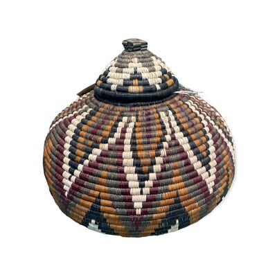 Zulu Ukhamba - traditional basket (22.1)
