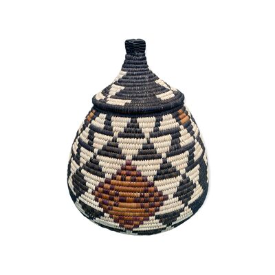 Zulu Ukhamba - traditional basket (22.2)