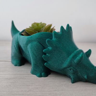 Triceratops Dinosaur Planter