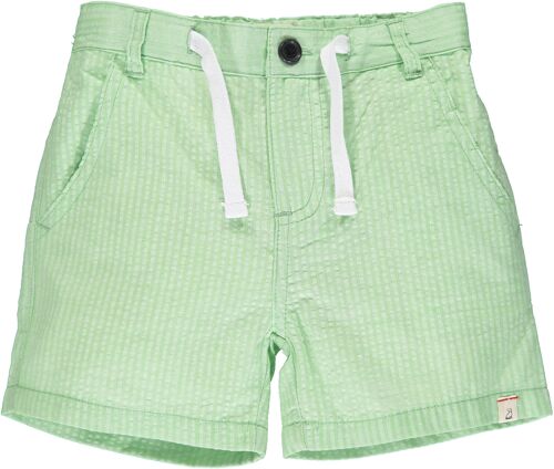 CREW shorts Lime seersucker 0-3m
