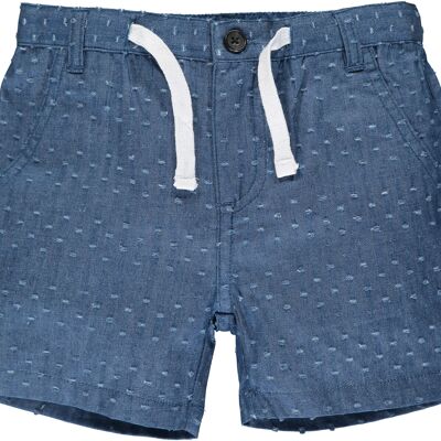 CREW shorts Textured chambray