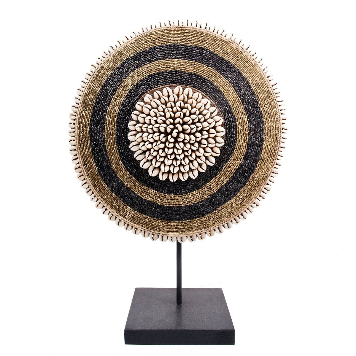 Cameroun Bouclier Perlé Rond S 18B