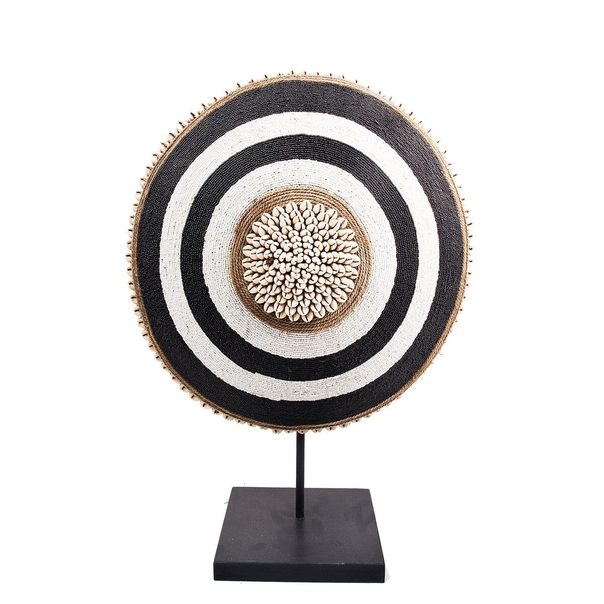 Cameroun Bouclier Perlé Rond M 16B