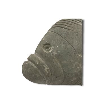 Sculpture de poisson en pierre - Zimbabwe (35.2) 2