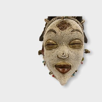 Masque Punu - perlé - Gabon (108.3) 4