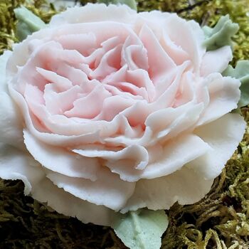 Fondant ou Bougie rose Anglaise 1