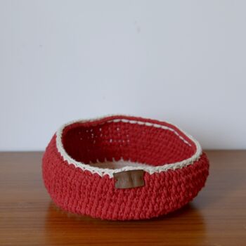 Panier en crochet 8