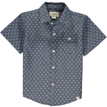 Chemise manches courtes NEWPORT Chambray ados