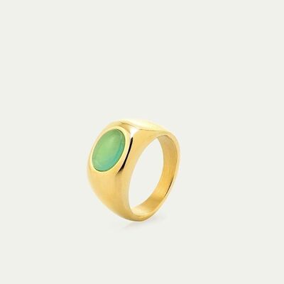 Ayra Green Gold Ring