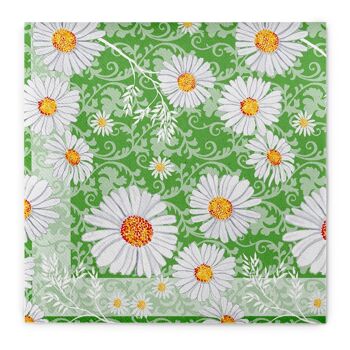 Serviette Lissy en vert de Linclass® Airlaid 40 x 40 cm, 50 pièces 1