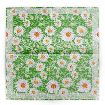 Serviette Lissy en vert de Linclass® Airlaid 40 x 40 cm, 50 pièces 2