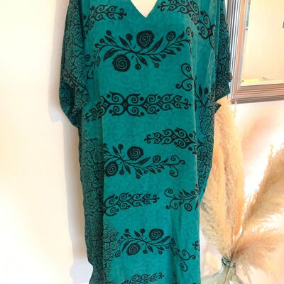 Short V-neck kaftan Gala number 6