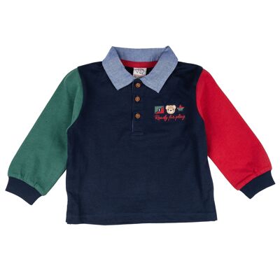 Baby-Langarm-Poloshirt sh/sl Cobloky