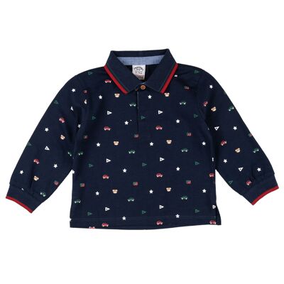 Baby-Langarm-Poloshirt sh/sl Cagrene