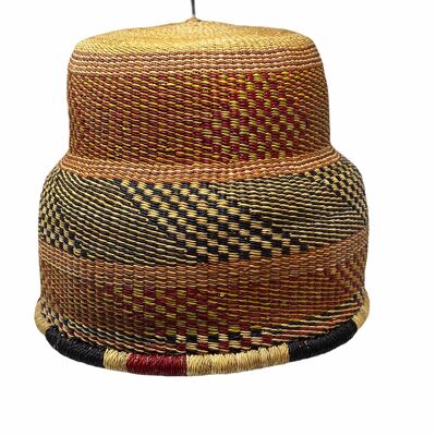 Lampe de panier tissée à la main