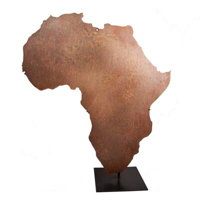 Carte découpée au laser de l'Afrique
