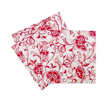 Serviette Liv in Bordeaux de Linclass® Airlaid 40 x 40 cm, 50 pièces 3